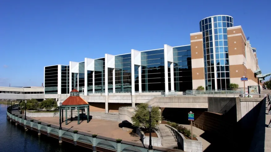 Exterior of Lansing Center