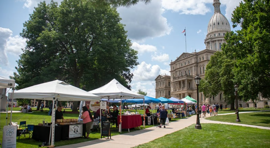 Michigan Farm News Farmers Market at the Capital Photo