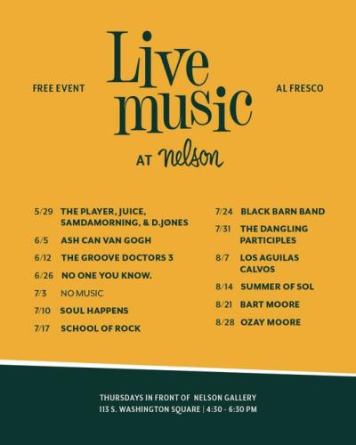 Live Music Thursdays Flyer