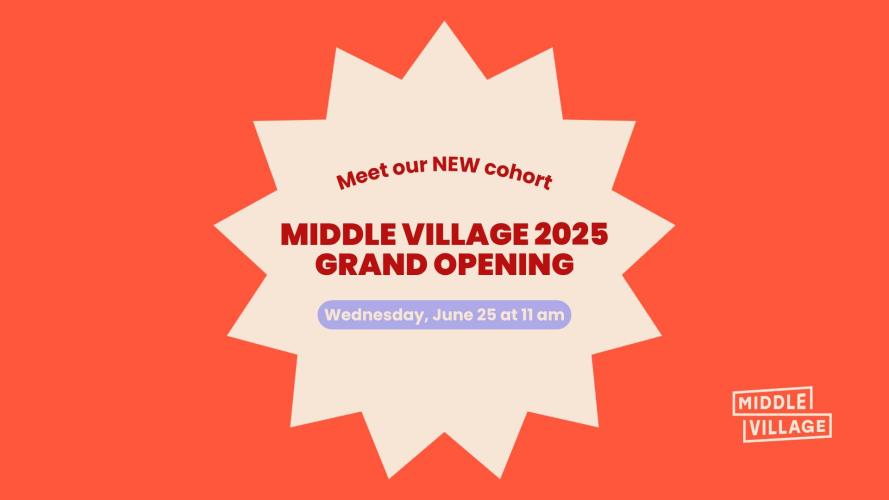 Middle Village Event Flyer