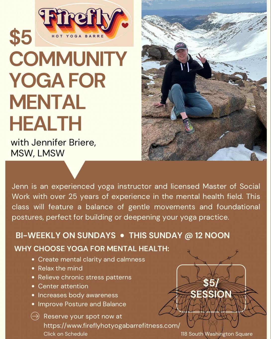 $5 Yoga for Mental Health!