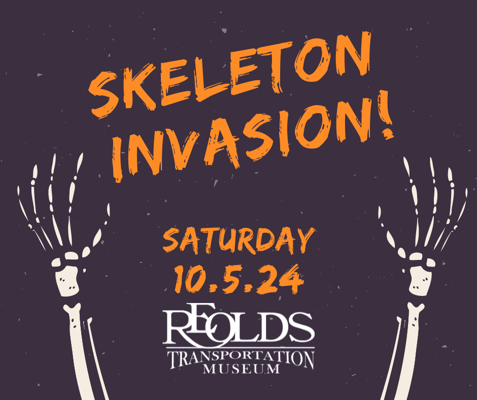 Skeleton Invasion at R.E. Olds Museum