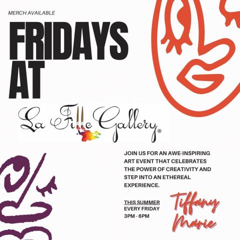 Fridays at La Fille Gallery Flyer