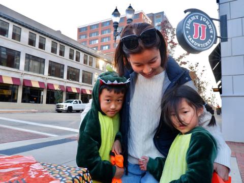 Trick or Treat on the Square Photo