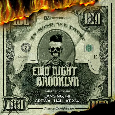 Emo Night Brooklyn flyer	