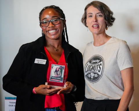 Chioma Lewis and Cathleen Edgerly