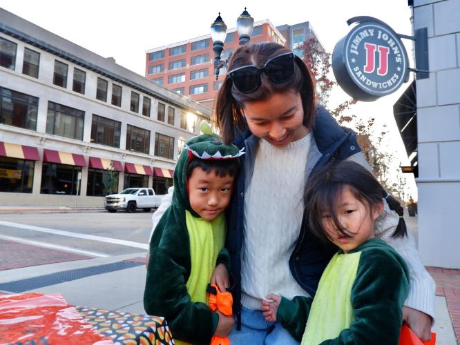 Trick or Treat on the Square Photo