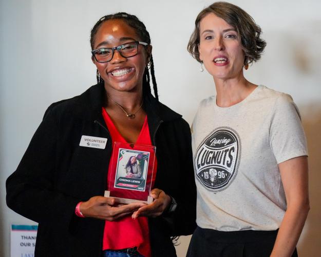 Chioma Lewis and Cathleen Edgerly
